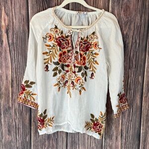Johnny Was - Charlotte Peasant Blouse